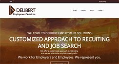 Desktop Screenshot of delibertemployment.com