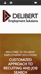 Mobile Screenshot of delibertemployment.com